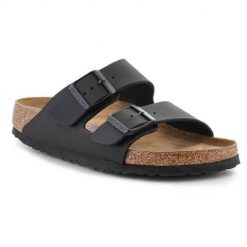 Klapki męskie Birkenstock Arizona. Czarne klapki i japonki męskie Birkenstock, z materiału. Za 502.00 zł.