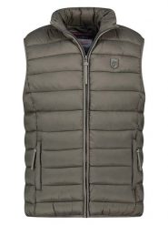 Geographical Norway Kamizelka pikowana "Vamigotal" w kolorze khaki rozmiar: S. Brązowe kamizelki męskie Geographical Norway, s. Za 78.84 zł.