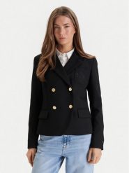 Tommy Hilfiger Marynarka WW0WW48696 Czarny Regular Fit. Czarne marynarki i żakiety damskie Tommy Hilfiger, bez wzorów, z syntetyku. Za 949.99 zł.