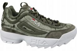 Buty do chodzenia damskie Fila Disruptor S Wmn Low. Czarne buty sportowe na co dzień damskie Fila, bez wzorów, z materiału, trekkingowe. Za 279.00 zł.