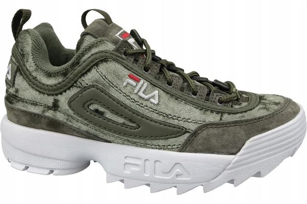 Buty do chodzenia damskie Fila Disruptor S Wmn Low. Czarne buty sportowe na co dzień damskie Fila, bez wzorów, ze skóry, trekkingowe. Za 279.00 zł.