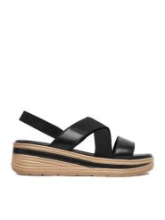 Lasocki Sandały CEO-WI16-3292-01 Czarny. Czarne sandały damskie Lasocki, bez wzorów, ze skóry, bez obcasa, na koturnie. Za 179.99 zł.