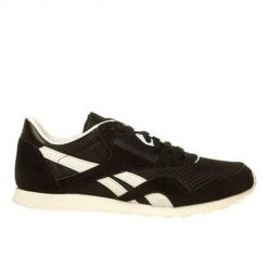 Buty do chodzenia damskie Reebok CL NYLON SLIM EP. Czarne buty sportowe na co dzień damskie Reebok, bez wzorów, z materiału, trekkingowe. Za 255.00 zł.