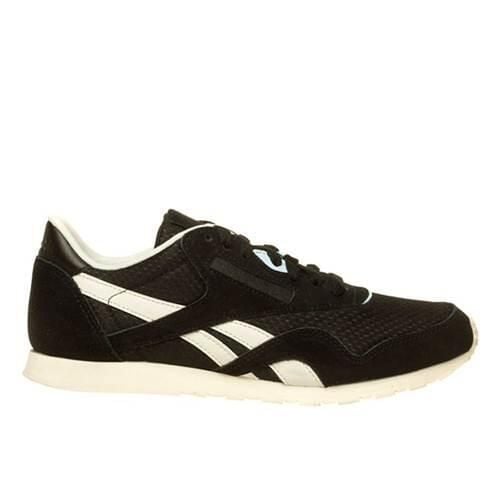 Buty do chodzenia damskie Reebok CL NYLON SLIM EP. Czarne buty sportowe na co dzień damskie Reebok, bez wzorów, z materiału, trekkingowe. Za 255.00 zł.