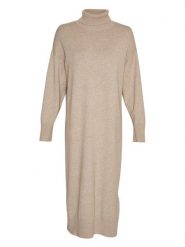 MOSS COPENHAGEN Sukienka "Odanna Rachelle" w kolorze beżowym rozmiar: M/L. Brązowe sukienki damskie MOSS COPENHAGEN, na co dzień, l, bez wzorów, z wiskozy, bez kołnierzyka, bez ramiączek, maxi, proste. Za 153.71 zł.
