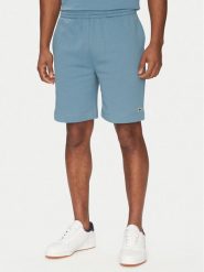Lacoste Szorty sportowe GH9627 Niebieski Regular Fit. Niebieskie szorty męskie Lacoste, bez wzorów, z bawełny, sportowe. Za 269.99 zł.