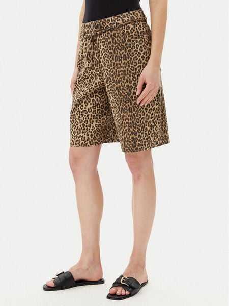 ONLY Szorty jeansowe Naomi 15351037 Brązowy Regular Fit. Brązowe szorty damskie Only, bez wzorów, z bawełny. Za 79.99 zł.