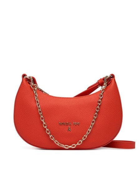 Patrizia Pepe Torebka 8B0309/L001-R877 Pomarańczowy. Brązowe torebki klasyczne damskie Patrizia Pepe, bez wzorów, ze skóry, bez dodatków. Za 869.99 zł.