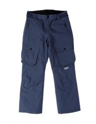 Spodnie snowboardowe męskie Colourwear Flight. Niebieskie spodnie materiałowe męskie Colourwear, bez wzorów, z materiału, klasyczne. Za 999.99 zł.