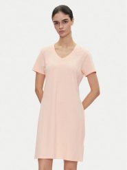 DKNY Sport Sukienka codzienna DP5D4902 Pomarańczowy Regular Fit. Brązowe sukienki damskie DKNY Sport, na co dzień, xs, bez wzorów, z bawełny, sportowe, bez kołnierzyka, bez ramiączek, proste. Za 139.99 zł.