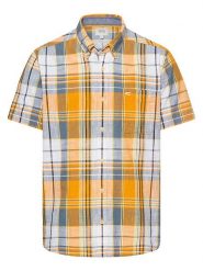 Camel Active Koszula - Regular fit - w kolorze żółtym rozmiar: XXL. Żółte koszule męskie Camel Active, xxl, bez wzorów, z bawełny, bez kołnierzyka, bez ramiączek. Za 140.20 zł.