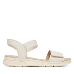 Sandały Caprice. Białe sandały damskie Caprice, bez wzorów, bez obcasa, na płaskiej podeszwie. Za 339.99 zł.