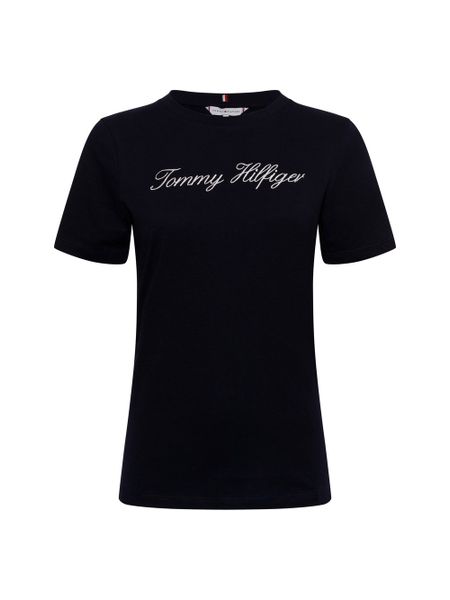 Tommy Hilfiger Koszulka Kobiety Bawełna niebieski, XS. Niebieskie t-shirty damskie Tommy Hilfiger, s, bez wzorów, z bawełny, bez kołnierzyka. Za 189.95 zł.