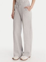 Guess Spodnie dresowe V6RB17 K9V31 Szary Regular Fit. Szare spodnie dresowe damskie Guess, xxs, z aplikacjami, z bawełny. Za 349.99 zł.