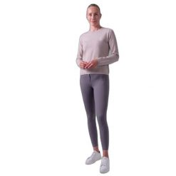 Sweter z dzianiny z logo dla kobiet PS of Sweden. Brązowe swetry klasyczne damskie PS OF SWEDEN, na zimę, z dzianiny, bez kołnierzyka. Za 545.50 zł.