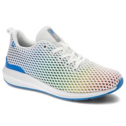 Kolorowe Sneakersy Rieker Wygodne Buty Damskie. Białe buty sportowe na co dzień damskie Rieker, z aplikacjami. Za 259.00 zł.