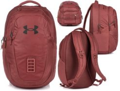 Plecak turystyczny UNDER ARMOUR GAMEDAY 2.0. Czerwone plecaki damskie Under Armour, bez wzorów, z meshu, sportowe. Za 169.00 zł.