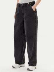 Vans Jeansy Curbside VN000FVH Czarny Wide Leg. Czarne jeansy damskie Vans. Za 159.99 zł.