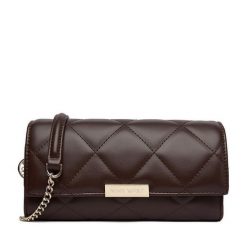 Torebka Nine West. Brązowe torebki klasyczne damskie Nine West, bez wzorów, wizytowe, bez kołnierzyka, bez ramiączek. Za 179.99 zł.