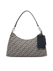 Tommy Hilfiger Torebka Th Icon Shoulder Bag Jacquard AW0AW18907 Granatowy. Niebieskie torebki klasyczne damskie Tommy Hilfiger, bez wzorów, z materiału, bez dodatków. Za 649.99 zł.