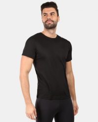 Męska koszulka techniczna Kilpi DIMA-M. Czarne t-shirty sportowe męskie Kilpi, m, z materiału, bez ramiączek, do biegania. Za 112.21 zł.