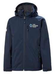 Helly Hansen Kurtka funkcyjna "The Ocean Race" w kolorze granatowym rozmiar: 152. Niebieskie kurtki outdoor męskie Helly Hansen, bez wzorów, z materiału, bez kaptura. Za 149.31 zł.