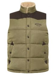 Mustang Kamizelka Dublin 1016901 Zielony Regular Fit. Zielone kamizelki męskie Mustang, m, z syntetyku. Za 529.99 zł.