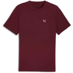 Męskie T-shirt Puma Ess Elevated Tee. Czerwone t-shirty męskie Puma, m, bez wzorów, z bawełny, bez kołnierzyka. Za 190.00 zł.