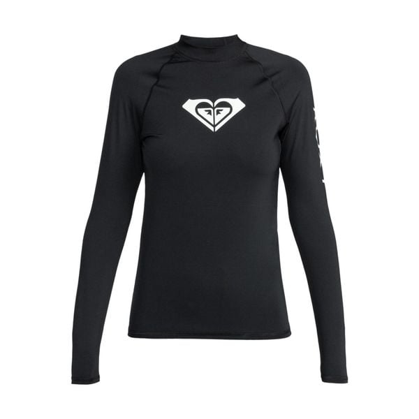 Koszulka do pływania damska ROXY Whole Hearted. Czarne bikini damskie Roxy, bez wzorów. Za 149.99 zł.