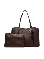 Guess Torebka Melody HWBG97 35230 Brązowy. Brązowe torebki klasyczne damskie Guess, z aplikacjami, ze skóry, bez dodatków. Za 634.99 zł.