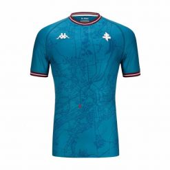 Koszulka wyjazdowa Metz Kombat Pro 2024/25. Niebieskie t-shirty sportowe męskie Kappa, bez ramiączek, do piłki nożnej. Za 506.50 zł.