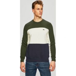 Lacoste - Bluza. Zielone bluzy bez kaptura męskie Lacoste, l, z bawełny. W wyprzedaży za 359.90 zł.