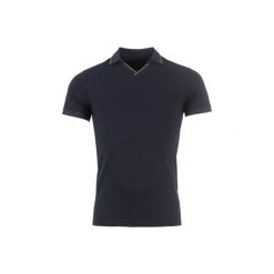 Koszulka polo do jazdy konnej Cavallo Pique. Czarne koszulki polo męskie CAVALLO, bez wzorów, bez ramiączek. Za 297.50 zł.
