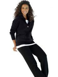 Heine Sweter w kolorze czarnym rozmiar: 40. Czarne swetry klasyczne damskie Heine, bez kołnierzyka. Za 109.00 zł.