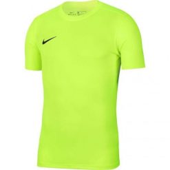 Koszulka Z Krótkim Rękawem Unisex Dla Dorosłych Dry Park VII. Zielone bluzki damskie Nike, bez wzorów, sportowe, bez kołnierzyka, bez ramiączek. Za 117.99 zł.