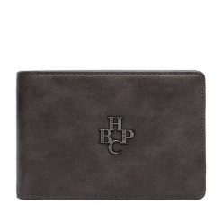 Portfel Beverly Hills Polo Club. Szare portfele męskie Beverly Hills Polo Club, bez wzorów. Za 59.99 zł.