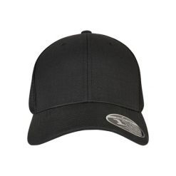 Czapka Z Daszkiem Z Siatki Ripstop. Zielone czapki z daszkiem damskie FLEXFIT, bez wzorów, z bawełny. Za 98.99 zł.