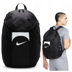 Plecak Nike Academy Team sportowy. Czarne plecaki damskie Nike, bez wzorów. Za 138.00 zł.