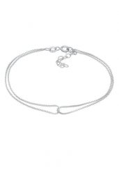 Elli Damski Infinity skręcony Venetian Basic ze srebra próby 925 Sterling Silver Bransoletki 1 ct. Szare bransoletki damskie Elli, srebrne. Za 293.99 zł.