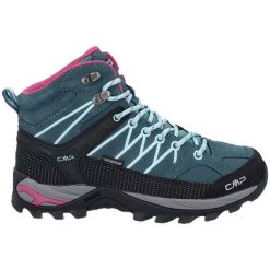 Buty górskie Campagnolo Rigel Mid Trekking Turkusowy. Czarne obuwie trekkingowe damskie Campagnolo. W wyprzedaży za 349.99 zł.