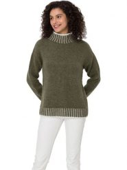 Heine Sweter w kolorze khaki rozmiar: 34. Brązowe golfy damskie Heine, bez kołnierzyka. Za 60.99 zł.