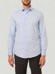 Pierre Cardin Koszula w kolorze błękitnym rozmiar: 44. Niebieskie koszule męskie Pierre Cardin, bez wzorów, bez kołnierzyka, bez ramiączek. Za 124.95 zł.