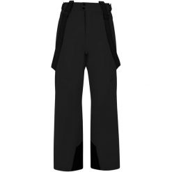 Spodnie narciarskie/snowboardowe z szelkami męskie PROTEST Prtrowens. Czarne spodnie materiałowe męskie Protest, bez wzorów, sportowe. Za 599.99 zł.