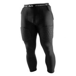 Legginsy o długości 3/4 McDavid Hex Thudd 5-Pad. Brązowe legginsy damskie MCDAVID, xl, bez wzorów. Za 330.50 zł.
