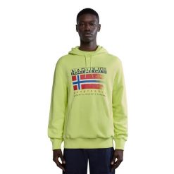 Bluza męska Napapijri B-Kreis H. Żółte bluzy bez kaptura męskie Napapijri, m. Za 359.99 zł.