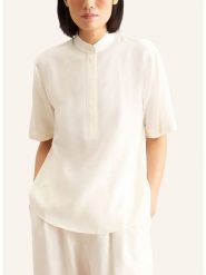 Seidensticker Bluzka w kolorze kremowym rozmiar: 40. Brązowe bluzki damskie Seidensticker, bez wzorów, z wiskozy, bez kołnierzyka, bez ramiączek. Za 152.45 zł.