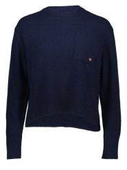 Napapijri Sweter w kolorze granatowym rozmiar: XXL. Niebieskie swetry klasyczne damskie Napapijri, xxl, bez kołnierzyka. Za 223.99 zł.