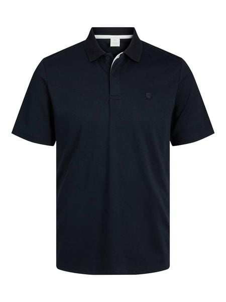 Jack & Jones Koszulka polo w kolorze granatowym rozmiar: M. Niebieskie koszulki polo męskie Jack & Jones, m, bez wzorów, bez ramiączek. Za 59.95 zł.