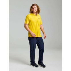 Koszulka Polo Slam Act Qd Dorosłych. Żółte koszulki polo męskie SLAM, m, bez wzorów, bez ramiączek. W wyprzedaży za 248.95 zł.