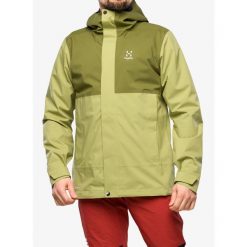 Kurtka membranowa męska Haglofs Koyal Proof Jacket. Zielone kurtki męskie Haglöfs, m, bez wzorów, sportowe, bez kaptura. W wyprzedaży za 642.85 zł.